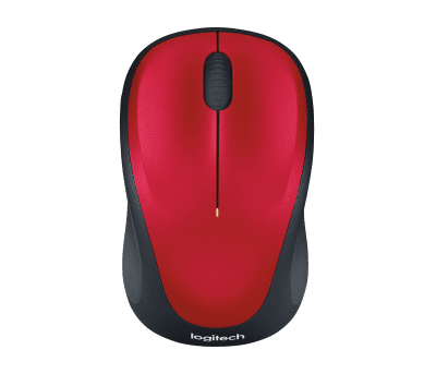 Мишка LOGITECH M235 WIRELESS RED/BLACK