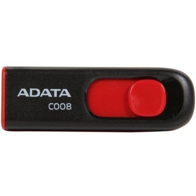 ADATA C008 64GB USB флаш памет черен-червен