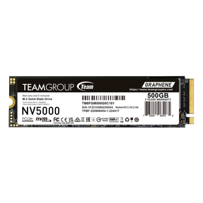 SSD диск Team Group NV500, M.2 2280 NVMe, 500GB, PCI-e 4.0 x4
