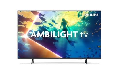 Телевизор Philips 65PUS8010/12 - 65" 4K UHD LED, 3840x2160p, 60Hz, Ambilight 3, HDR+, Titan OS, Black