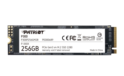 Твърд диск Patriot P300 256GB M.2 2280 PCIE Gen3