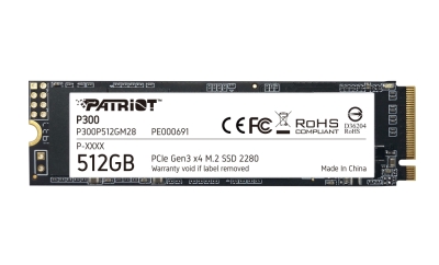 Твърд диск Patriot P300 512GB M.2 2280 PCIE Gen3