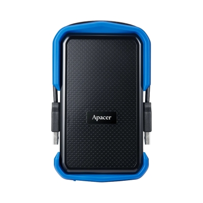 Външен хард диск Apacer AC631 1TB USB 3.2 Gen 1, Military-Grade, Shockproof, Black