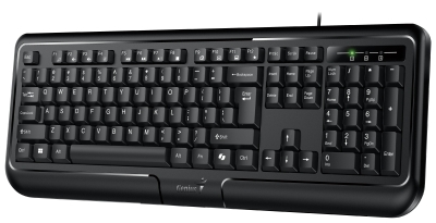 Genius клавиатура кирилизирана Smart Keyboard KB-118 II Black - AI, BG Layout, USB