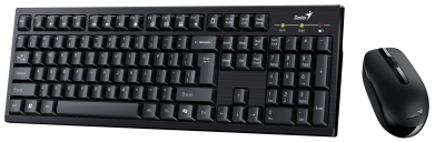 Genius клавиатура и мишка Wireless Keyboard and Mouse - KM-8101 Black - AI, BG, 2.4GHZ