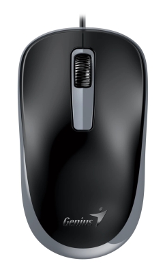 Genius безшумна мишка Silent Mouse DX-125S Black+Grey - SILENT, USB