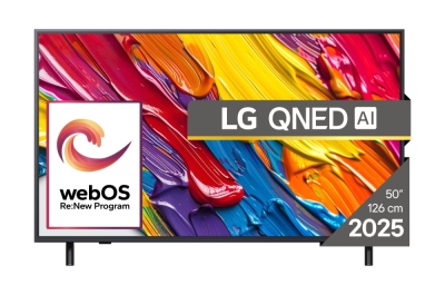 Телевизор LG 50QNED82A3B - 50" 4K QNED HDR Smart TV, 3840x2160, DVB-T2/C/S2, Alpha 7 AI Processor, HDR10 / HLG, webOS 25 ThinQ