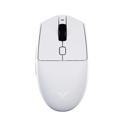 Мишка VXE Dragonfly V3 PRO - Huano Blue Glow V2, White, с кабел и безжична WiFi+BT