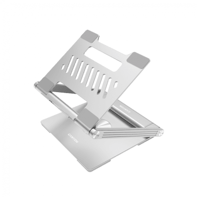 Canyon Laptop stands with hub, TYPE C F to HDMI2.0+2USB3.0+USBC3.0+RJ45+PD, TYEP C TO C cable 1m white with Emarker: HUSB332A, Material: Aluminum case+ABS+PS, Size: 245x240x27.2+/-0.3mm, Weight:1304g