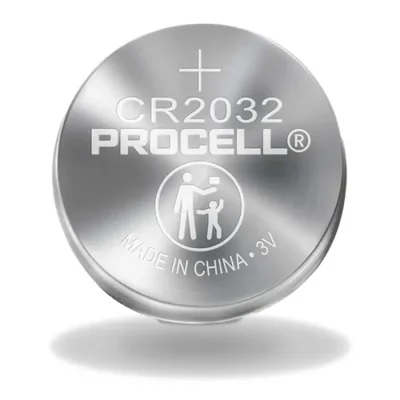 Бутонна батерия DURACELL PROCELL CR2032, 3V, 1 бр. BULK, Литиева, /цена за 1 батерия/