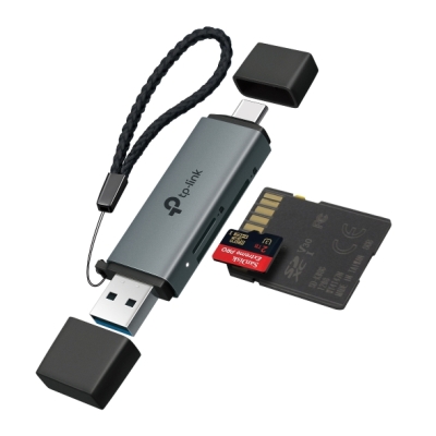Четец на карти USB 3.0 Type-C & A към SD и microSD 3.0 TP-Link UA430D