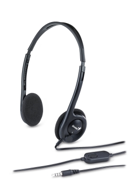 Genius слушалки с микрофон Headset HS-200C - Lightweight, Black