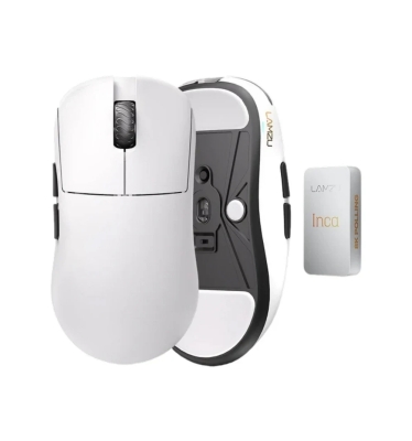 Lamzu професионална геймърска мишка INCA 8K - Wireless Gaming Mouse - White