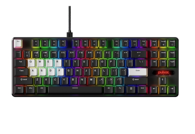 Pulsar професионална геймърска механична клавиатура Professional Gaming Mechanical Keyboard PCMK 2 HE TKL ANSI Black - 8K, Gateron Magnetic Switches [Linear]