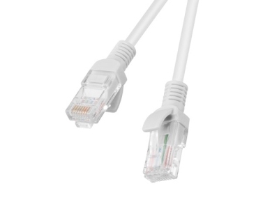 Кабел Lanberg patch cord CAT.5E 1m, grey
