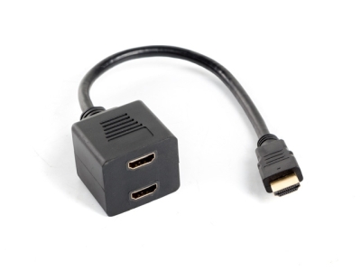 Адаптер Lanberg adapter HDMI-A (m) -> HDMI-A (f) x2 splitter, 20cm cable