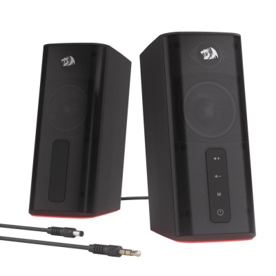 Bluetooth високоговорители Redragon Connie GS814 RGB осветление - черни