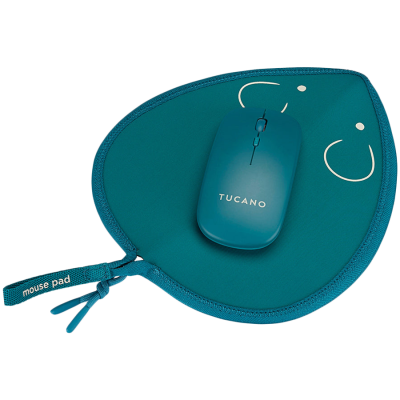 Комплект WIRELESS MOUSE BLUE + TOPO MOUSE PAD