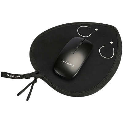 Комплект WIRELESS MOUSE BLACK + TOPO MOUSE PAD