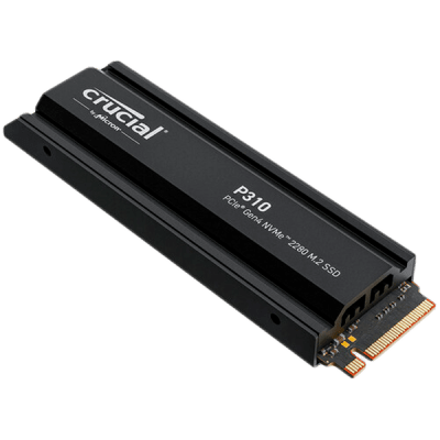 SSD диск Crucial P310 1TB PCIe Gen4 2280 NVMe M.2 SSD with heatsink