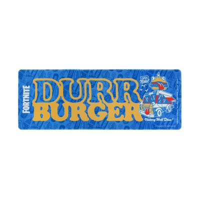 Геймърски пад Paladone: Fortnite - Durr Burger Desk Mat (PP14537FO)  - XL, 800x30mm