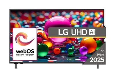 Телевизор LG 55UA75003LA - 55" 4K UltraHD TV 4K (3840x2160), webOS 25 Smart, HDR10 pro
