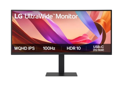 Монитор LG 34U650A-B - 34" WQHD 3440x1440, UltraWide 21:9, IPS, Curved, 100 Hz, 5ms, HDR 10, 2x7W