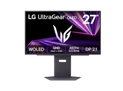 Монитор LG 27GX790A-B - 26.5" OLED QHD 2560x1440, UltraGear, 0.03 ms GtG AG, 480 Hz, HDR 10