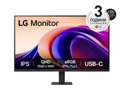 Монитор LG 27U631A-B - 27" QHD (2560 x 1440) QHD LED AG, IPS, 100Hz, 5ms, HDR 10