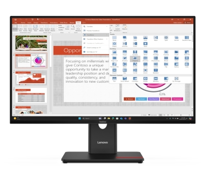 Монитор Lenovo ThinkVision T27-40 - 27" IPS, WLED, 1920x1080, 4ms, 48Hz - 120Hz