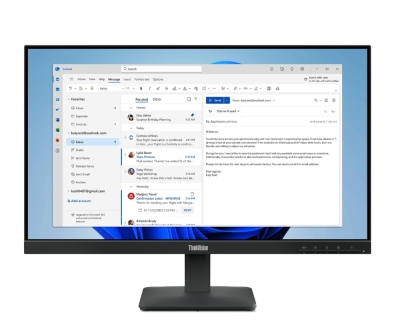Монитор Lenovo ThinkVision S24-4e - 23.8" IPS WLED, 1920x1080, 16:9, 4ms, 100Hz