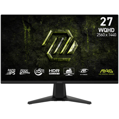 Монитор MSI MAG 275QF E20 - 27" 200Hz, WQHD (2560x1440) 16:9, Rapid IPS, 0.5ms