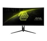 Монитор MSI MAG 342CQR E2 - 34", 1ms, 180Hz Curve 1500R VA, 3440x1440, AMD FreeSyncPremium, AI Vision, Console Mode, HDR Ready, 300nits AG, 1.07B, 3000:1, 100M:1, DP(1.4a), 2xHDMI(2.0b), Headphone out, Pivot, Heigh Adj., VESA 75, Black, 6.95