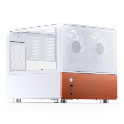 Кутия Jonsbo V12, mATX, White, 2 fans included