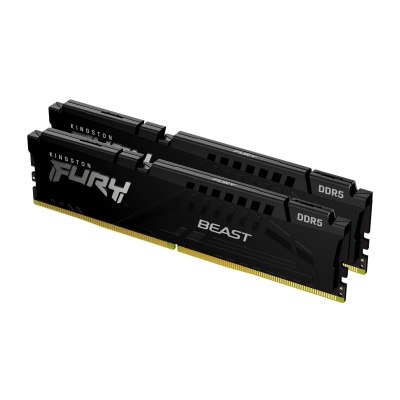 Памет Kingston FURY Beast Black 128GB (2x64GB) DDR5 5600MHz CL40 - AMD EXPO