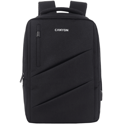 CANYON backpack BPE-5 Urban USB 15.6'' Black