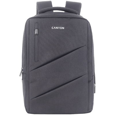 CANYON backpack BPE-5 Urban USB 15.6'' Grey