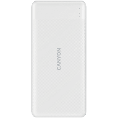CANYON power bank PB-109 10000 mAh PD 18W QC 3.0 20W White