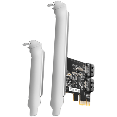 Axagon Two-channel SATA III PCI-Express controller with two internal SATA port outputs. Standard & Low profile.