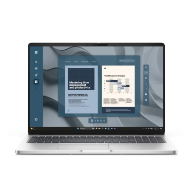 Лаптоп Dell Pro 16 PC16255 - 16.0" FHD+(1920x1200) IPS AG 300nits, AMD Ryzen AI 5 PRO 340, 16GB, 512GB, AMD Radeon 840M, Win 11 Pro, 3Y,  Plat. silver + Dell Pro 14-16 Premium Slim Backpack