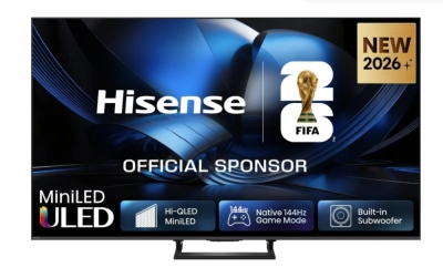 Телевизор Hisense U7SE - 65" 4K Ultra HD 3840x2160, ULED, FALD, Quantum Dot, 144Hz, IPS, HDR 10+