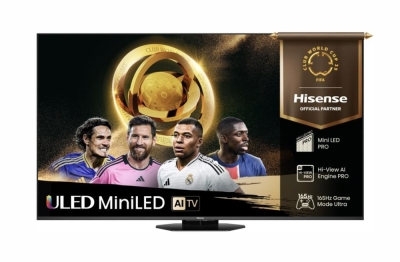 Телевизор Hisense U8Q - 65" 4K Ultra HD 3840x2160, Mini Led Pro, FALD, Quantum Dot, 165Hz, IPS, HDR 10+