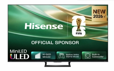 Телевизор Hisense E8S - 55" 4K Ultra HD 3840x2160, ULED, Quantum Dot, 144 Hz,HDR 10+, HLG