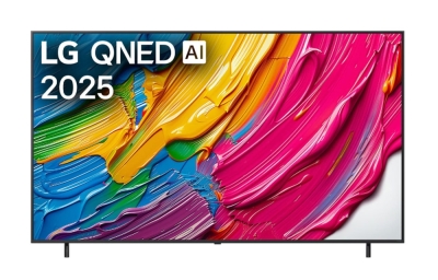 Телевизор LG 86QNED80A3A - 86" 4K QNED HDR Smart TV, 3840x2160, HDR10 / HLG, webOS 25 ThinQ