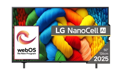 Телевизор LG 50NANO80A3B - 50" 4K HDR Smart Nano Cell TV, 3840x2160, HDR 10 PRO, webOS 25