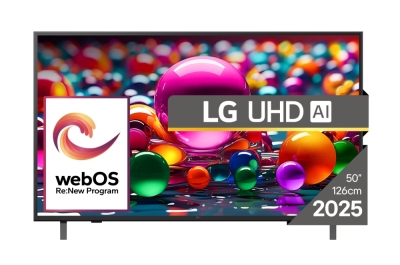 Телевизор LG 50UA75003LA - 50" 4K UltraHD TV 4K (3840x2160), DVB-T2/C/S2, webOS 25 Smart