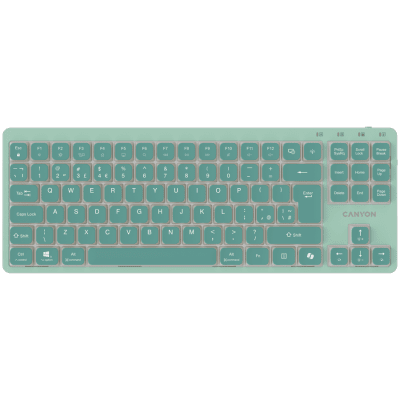 CANYON Keyboard OnType 10 Low Profile EN Wired Grey