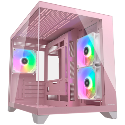 Кутия COUGAR FV150 Mini RGB, mATX, Mid tower, Pink