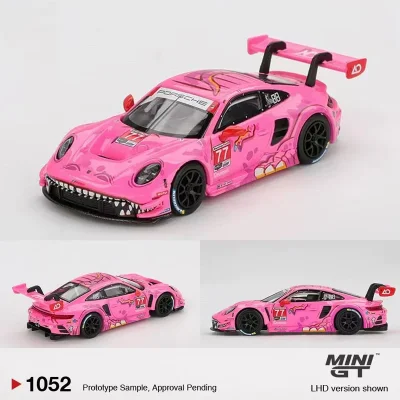 Количка Porsche 911 (992) GT3 R #77 Road America 2024 Andlauer, Heinrich (Roxy) 1:64 (MiniGT)