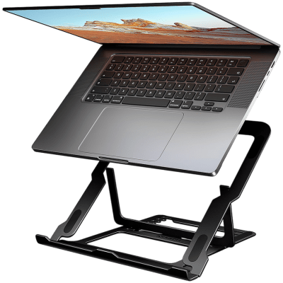AXAGON STND-LAB ALU stand for 10" - 17,3" laptops, 8 adjustable angles, black